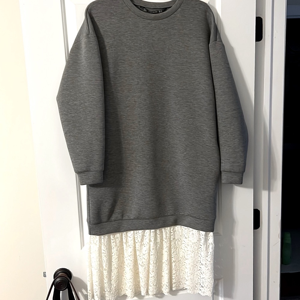 Zara sweatshirt dress